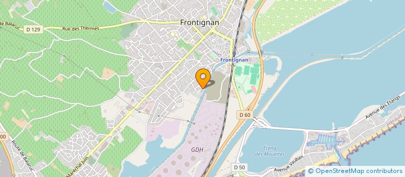 localisation de l'entreprise MADAME ANAIS GARCIN à FRONTIGNAN