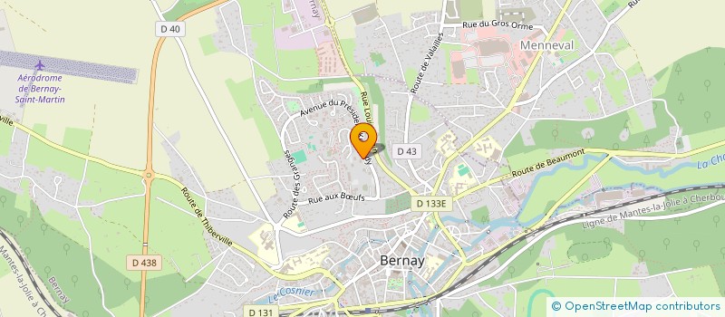 localisation de l'entreprise MADAME ANAIS GARCON  BERNAY