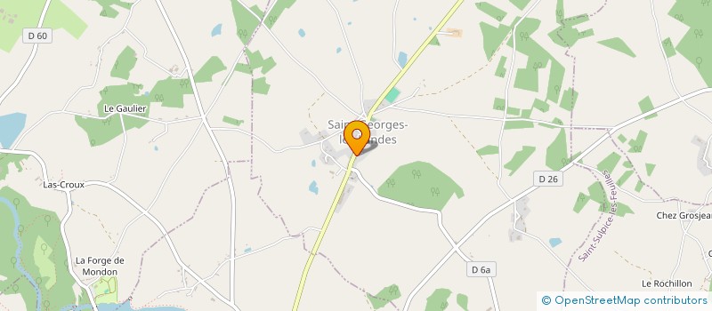 localisation de l'entreprise MADAME ANAIS GARIOUD à SAINT-GEORGES-LES-LANDES