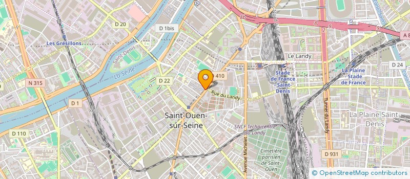 localisation de l'entreprise MADAME ANAIS GAUDEFROY à SAINT-OUEN-SUR-SEINE