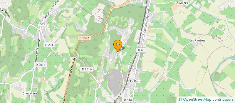 localisation de l'entreprise MADAME ANAIS GAUTHIER  SAINT-QUENTIN-SUR-ISERE