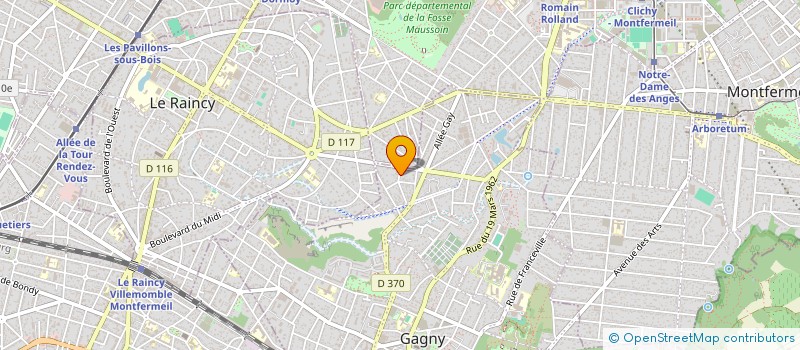 localisation de l'entreprise MADAME ANAIS GAVRUS  GAGNY