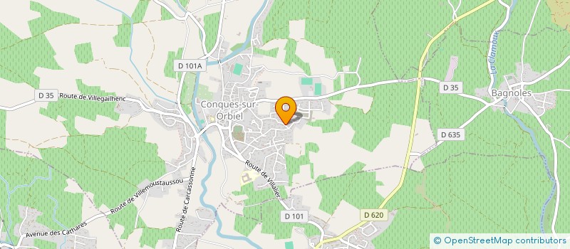 localisation de l'entreprise MADAME ANAIS GAYRIN à CONQUES-SUR-ORBIEL