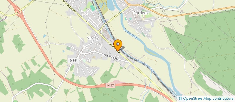 localisation de l'entreprise MADAME ANAIS GAZONI  VINCEY