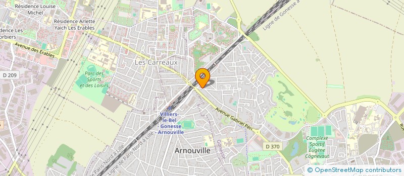 localisation de l'entreprise MADAME ANAIS GEDIK ANAIS  GONESSE