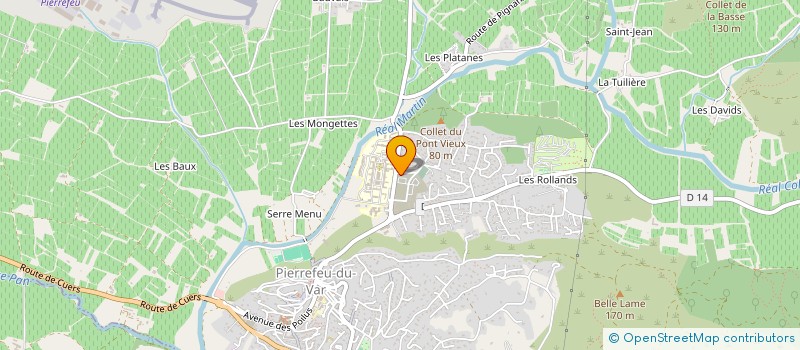 localisation de l'entreprise MADAME ANAIS GEHIN à PIERREFEU-DU-VAR