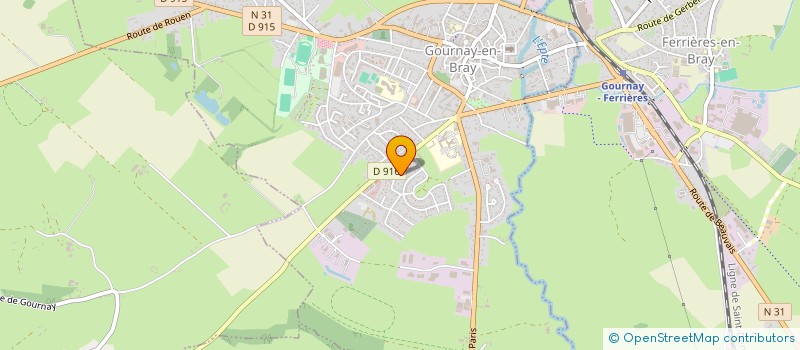 localisation de l'entreprise MADAME ANAIS GENEST à GOURNAY-EN-BRAY