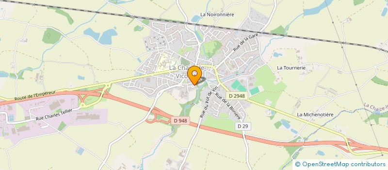 localisation de l'entreprise MADAME ANAIS GERBAUD à LA CHAIZE-LE-VICOMTE
