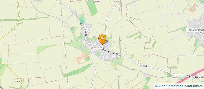 localisation de l'entreprise MADAME ANAIS GERBRON  BERSTETT