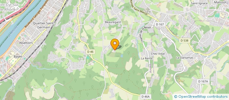 localisation de l'entreprise MADAME ANAIS GEROLI  VIENNE