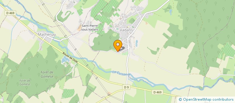 localisation de l'entreprise MADAME ANAIS GIANOLIO  VADANS