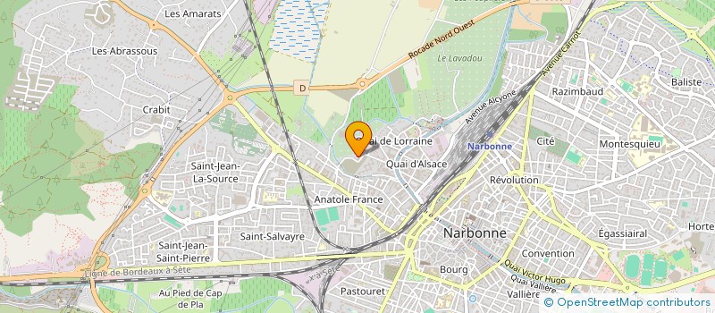 localisation de l'entreprise MADAME ANAIS GILBIN à NARBONNE