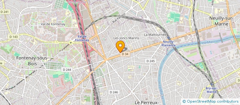 localisation de l'entreprise MADAME ANAIS GILLET  LE PERREUX-SUR-MARNE