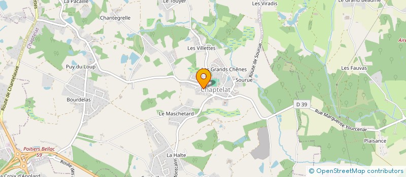 localisation de l'entreprise MADAME ANAIS GIMENEZ à CHAPTELAT