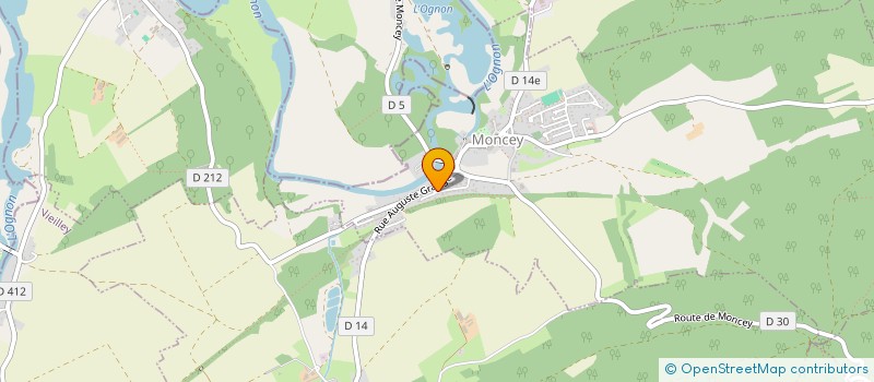 localisation de l'entreprise MADAME ANAIS GINDRE  MONCEY