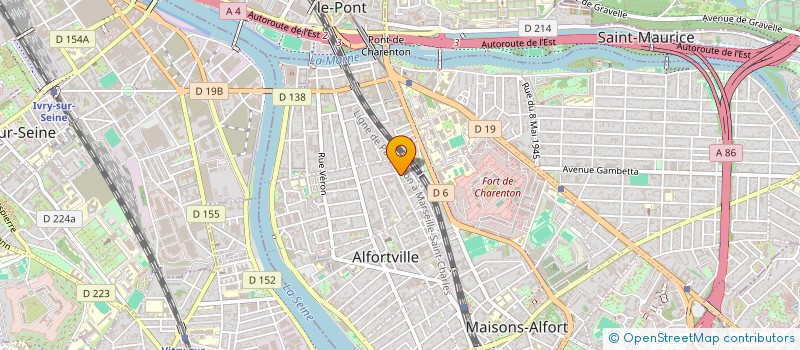 localisation de l'entreprise MADAME ANAIS GIRARD à ALFORTVILLE