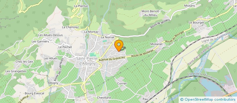 localisation de l'entreprise MADAME ANAIS GIRIN  SAINT-PIERRE-D'ALBIGNY