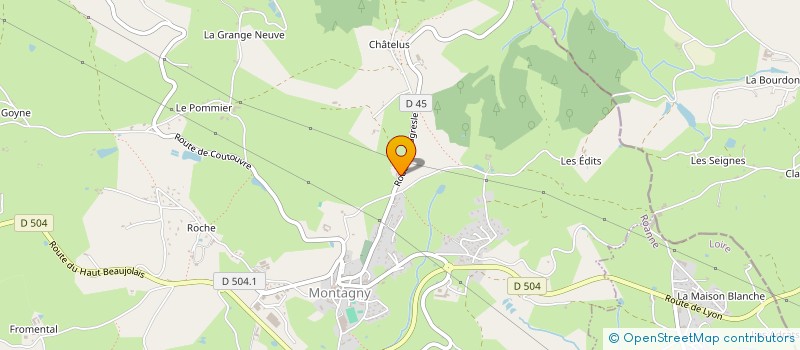 localisation de l'entreprise MADAME ANAIS GIUDICELLI  MONTAGNY