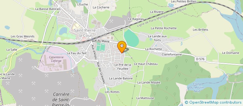 localisation de l'entreprise MADAME ANAIS GONZALES  SAINT-PIERRE-LA-COUR