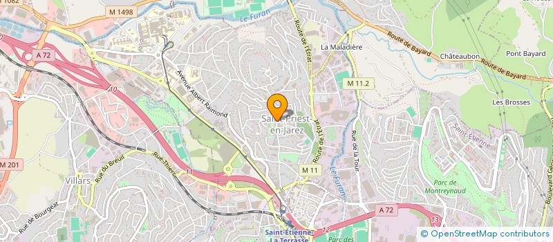 localisation de l'entreprise MADAME ANAIS GONZALEZ  SAINT-PRIEST-EN-JAREZ