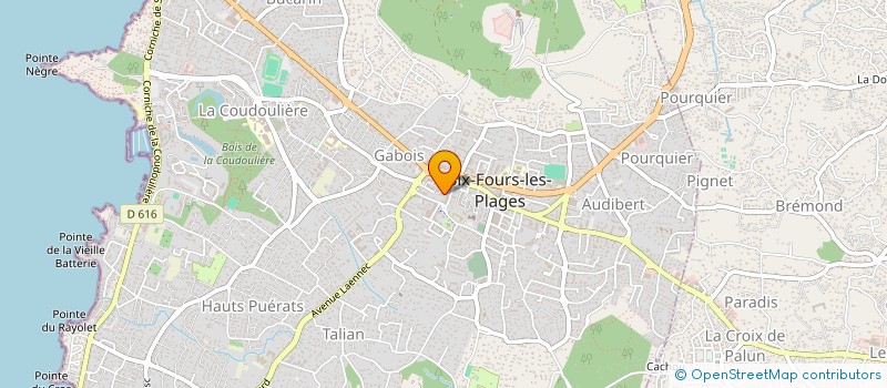 localisation de l'entreprise MADAME ANAIS GOUR à SIX-FOURS-LES-PLAGES
