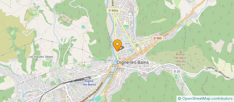 localisation de l'entreprise MADAME ANAIS GOURLAN SIGILLO à DIGNE-LES-BAINS