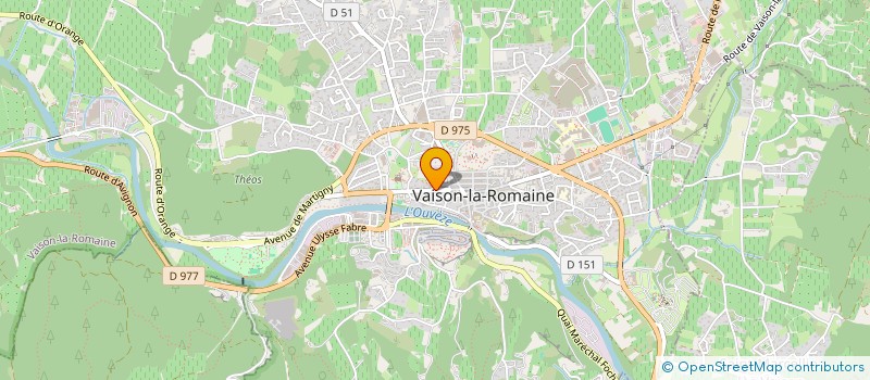 localisation de l'entreprise MADAME ANAIS GOZZOLI  VAISON-LA-ROMAINE