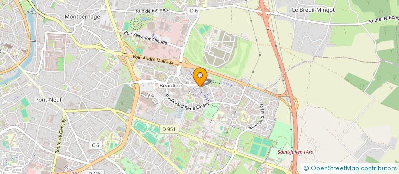 localisation de l'entreprise MADAME ANAIS GRIMAULT  POITIERS