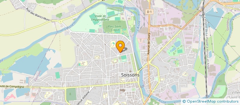 localisation de l'entreprise MADAME ANAIS GROUASEL à SOISSONS