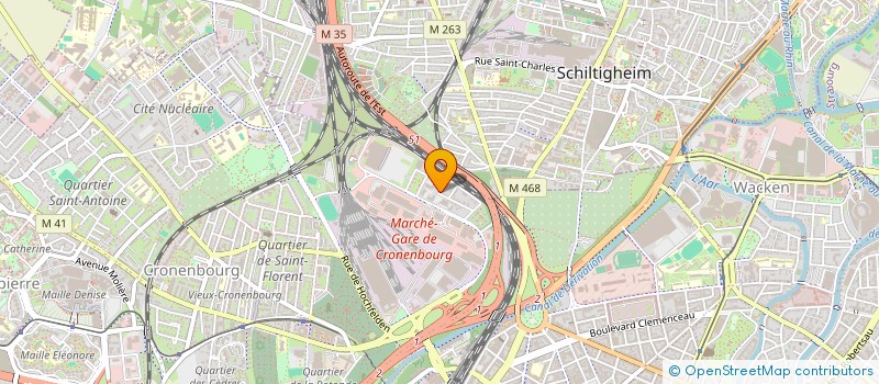 localisation de l'entreprise MADAME ANAIS GRUBER à STRASBOURG