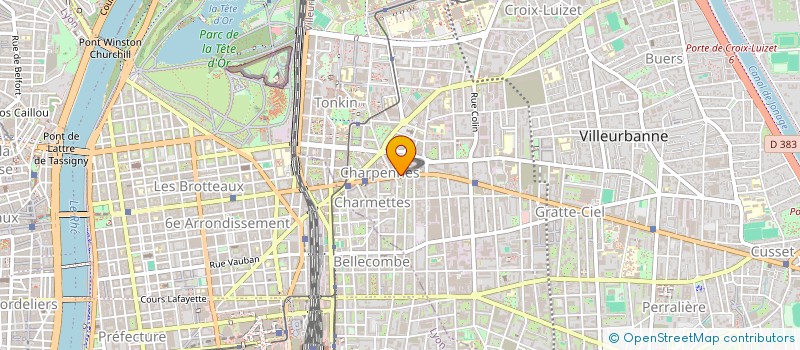 localisation de l'entreprise MADAME ANAIS GRZESZNIK  VILLEURBANNE