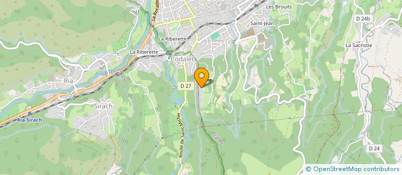 localisation de l'entreprise MADAME ANAIS GUERIN à PRADES
