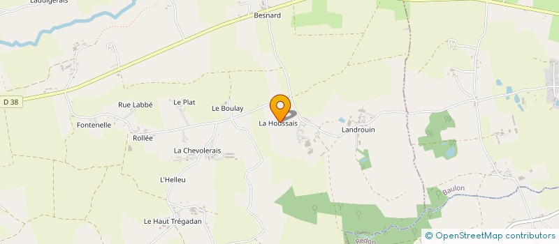 localisation de l'entreprise MADAME ANAIS GUESDON  PAIMPONT