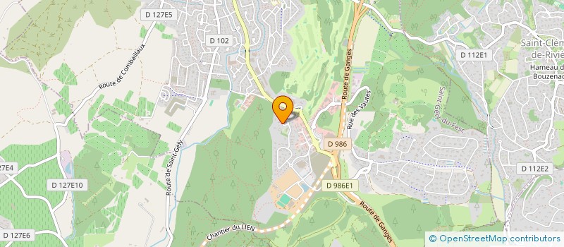 localisation de l'entreprise MADAME ANAIS GUIBERT à SAINT-GELY-DU-FESC