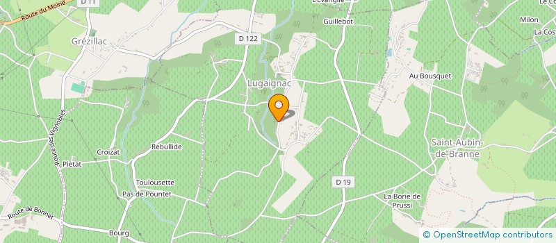 localisation de l'entreprise MADAME ANAIS GUICHAOUA  LUGAIGNAC