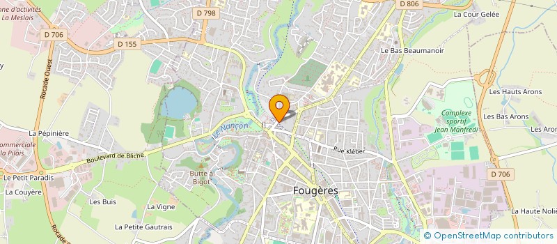 localisation de l'entreprise MADAME ANAIS GUIGUET  FOUGERES