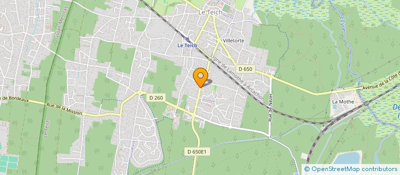 localisation de l'entreprise MADAME ANAIS GUILLAUMOT  LE TEICH