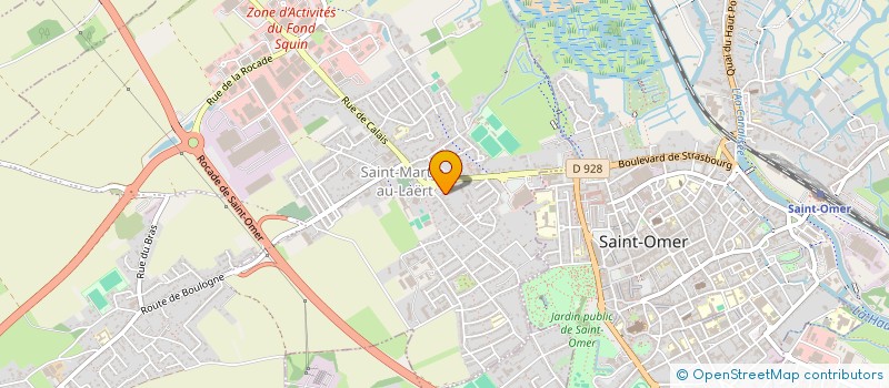 localisation de l'entreprise MADAME ANAIS GUILLEMANT  SAINT-MARTIN-LEZ-TATINGHEM