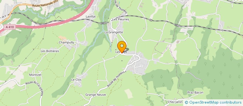 localisation de l'entreprise MADAME ANAIS GUILLOT  LA ROCHE-SUR-FORON