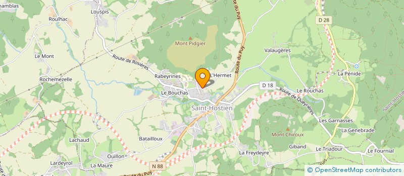 localisation de l'entreprise MADAME ANAIS GUYOMARD  SAINT-HOSTIEN