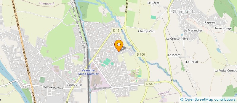 localisation de l'entreprise MADAME ANAIS HADJ-RABAH  VEAUCHE