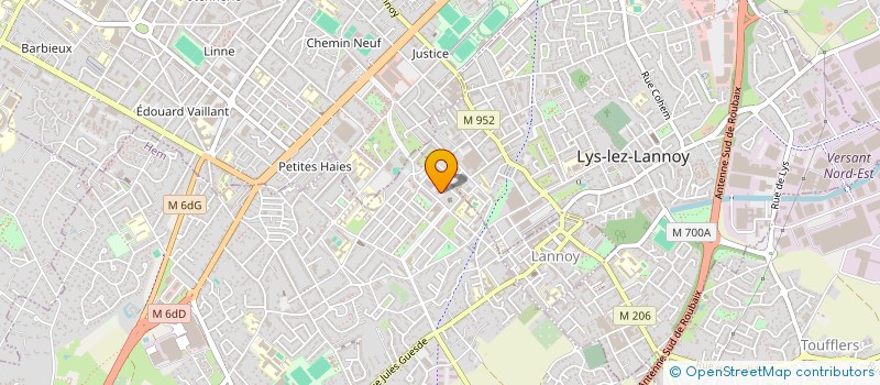 localisation de l'entreprise MADAME ANAIS HAMADI  HEM