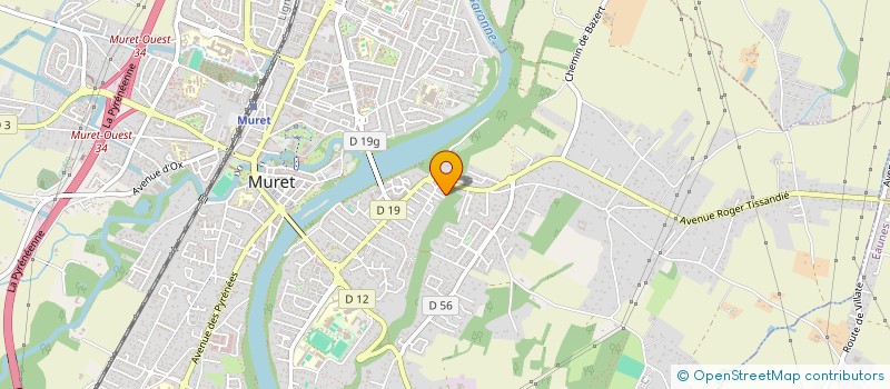 localisation de l'entreprise MADAME ANAIS HAMELIN  MURET