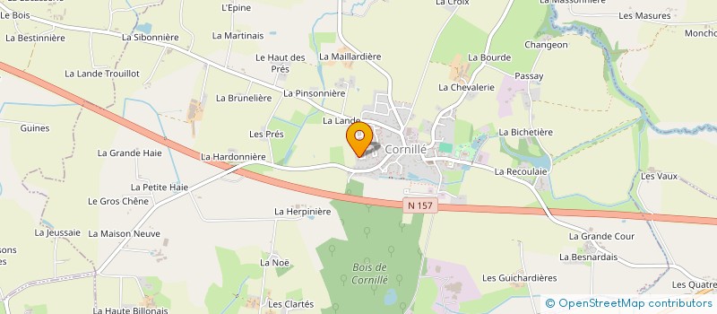 localisation de l'entreprise MADAME ANAIS HAMON  CORNILLE