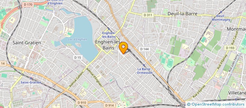 localisation de l'entreprise MADAME ANAIS HAREL  ENGHIEN-LES-BAINS