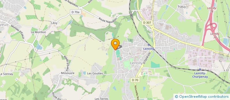 localisation de l'entreprise MADAME ANAIS HATTENBERGER  LENTILLY