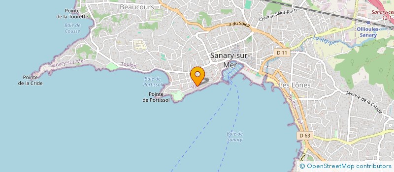 localisation de l'entreprise MADAME ANAIS HAY à SANARY-SUR-MER