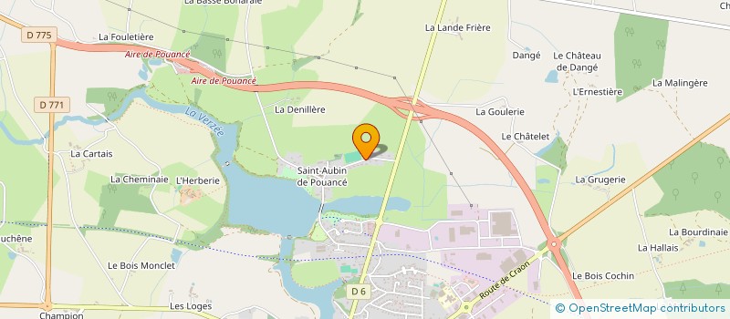 localisation de l'entreprise MADAME ANAIS HAYER  OMBREE D'ANJOU