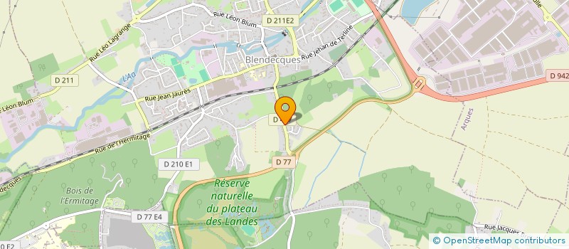 localisation de l'entreprise MADAME ANAIS HENNEBELLE  HAZEBROUCK