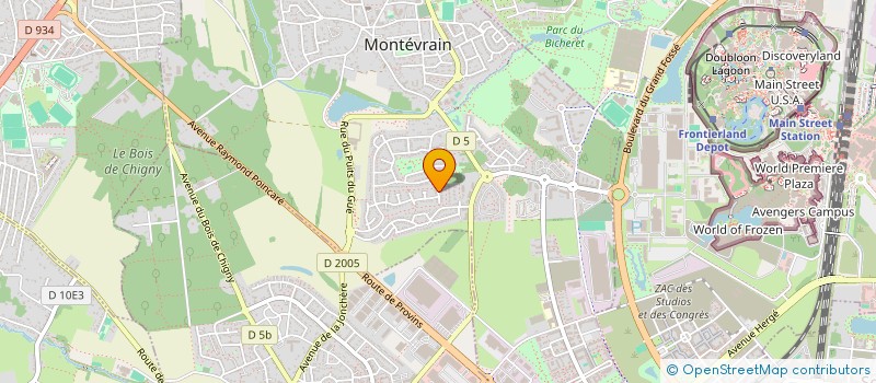 localisation de l'entreprise MADAME ANAIS HERNANDEZ  ERMONT